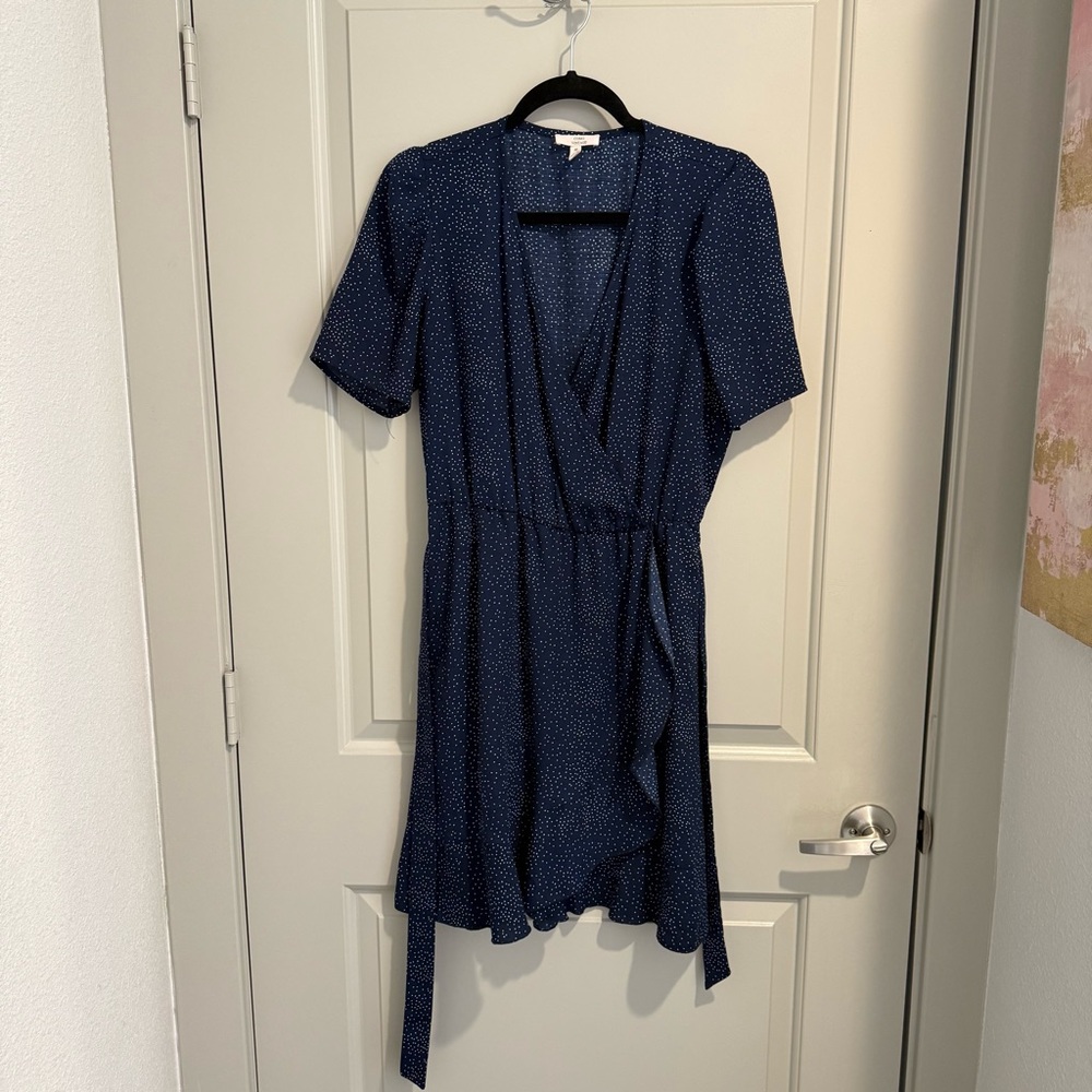 Como Vintage Navy Mini Dress